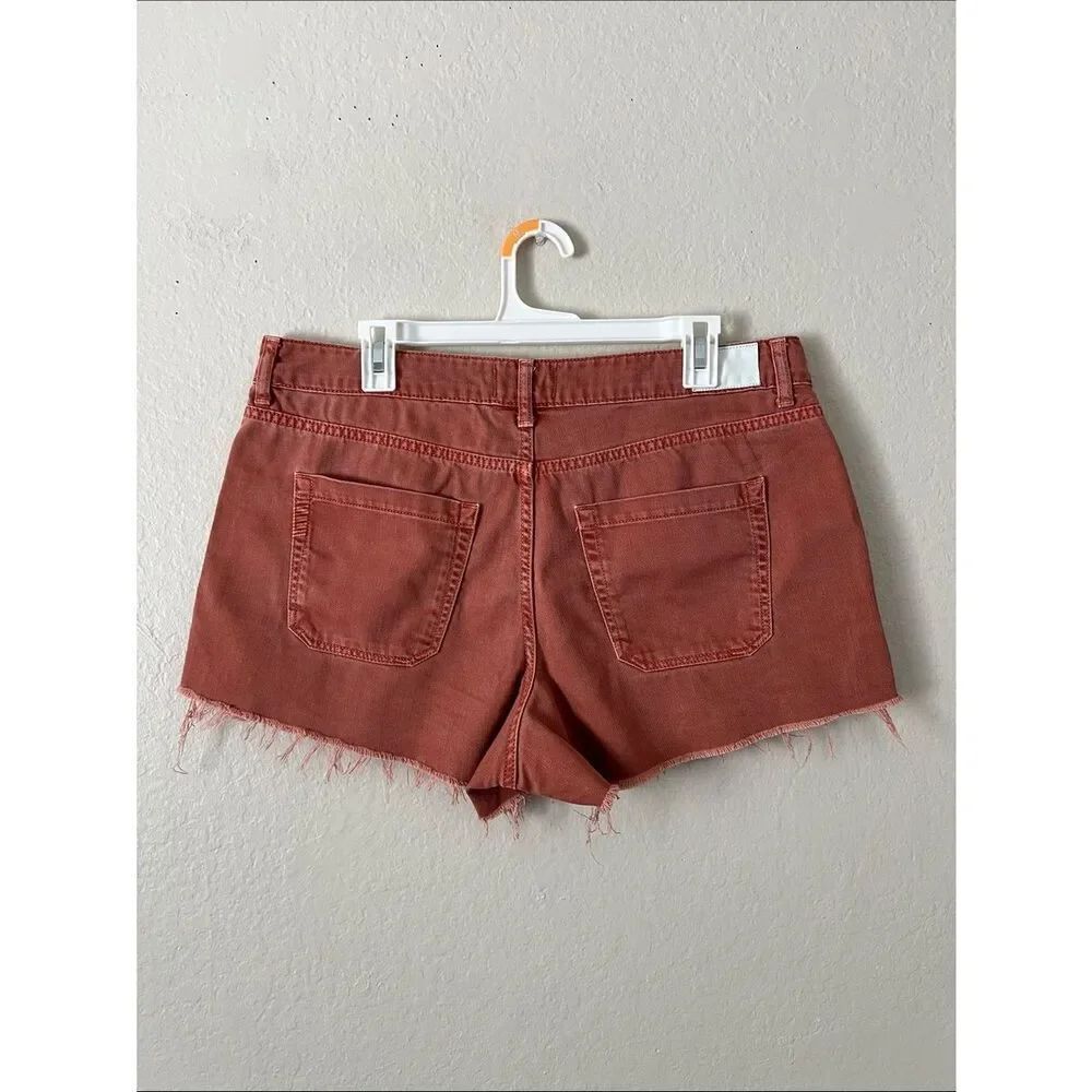 Like New! PAIGE Mayslie Utility Shorts Vintage Muted Clay in Size 32 - Picture 7 of 16